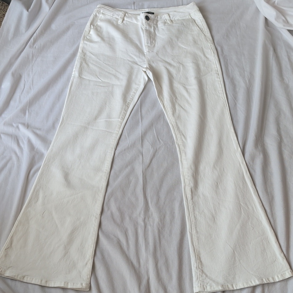 Dear John Women's White Flare & Wide Leg Jeans Size 31